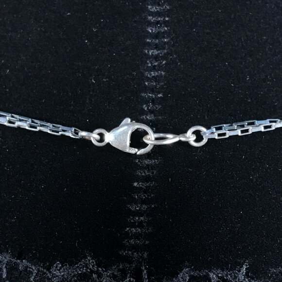 Humberto Necklace Sterling Silver Pearl Flower Artisan Handmade Modernist Unique - Picture 9 of 15